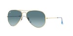 Ray-Ban Rb3025 Klasik Havacı, Altın/Mavi Gradyan Gri, 55 mm