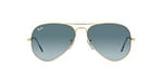 Ray-Ban Rb3025 Klasik Havacı, Altın/Mavi Gradyan Gri, 55 mm