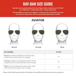 Ray-Ban Rb3025 Klasik Havacı, Altın/Mavi Gradyan Gri, 55 mm