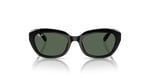 Ray-Ban RJ9081S Kelebek Güneş Gözlüğü, Siyah/Koyu Yeşil, 48 mm