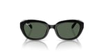 Ray-Ban RJ9081S Kelebek Güneş Gözlüğü, Siyah/Koyu Yeşil, 48 mm