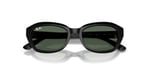 Ray-Ban RJ9081S Kelebek Güneş Gözlüğü, Siyah/Koyu Yeşil, 48 mm