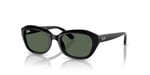 Ray-Ban RJ9081S Kelebek Güneş Gözlüğü, Siyah/Koyu Yeşil, 48 mm