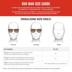 Ray-Ban Üniseks Erika Güneş Gözlüğü, M
