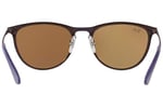 Ray-Ban Unisex Çocuk Güneş Gözlükleri 0RJ JUNIOR ERIKA METAL 252/2Y 50, Kahverengi,