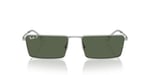 Ray-Ban Unisex Güneş Gözlüğü Gümüş Çerçeve, Mavi Lensler, 59MM