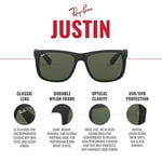 Ray-Ban Unisex Justin Rb4165 C55 Sonnenbrille, Einheitsgröße