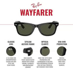 Ray-Ban Unisex Wayfarer güneş gözlüğü