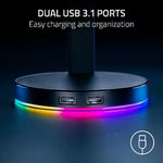 Razer Base Station V2 Chroma - USB Hub ve RGB Aydınlatmalı Kulaklık Standı (7.1 Surround Sesli USB Hub, Entegre Kulaklık Tutu - Seçenekler: Base Station V2, Baz İstasyonu V2 Chroma, Mouse Bungee V3...