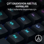 Razer BlackWidow V4 (Yeşil Anahtar) - Chroma RGB mekanik oyun klavyesi - Razer Snap Tap (tıklamalı mekanik anahtarlar, 6 özel makro tuşu, avu - Seçenekler: V4 - TR Layout, V3 Tenkeyless - TR Layout...