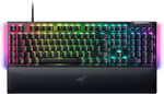 Razer BlackWidow V4 (Yeşil Anahtar) - Chroma RGB mekanik oyun klavyesi - Razer Snap Tap (tıklamalı mekanik anahtarlar, 6 özel makro tuşu, avu - Seçenekler: V4 - TR Layout, V3 Tenkeyless - TR Layout...