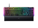 Razer BlackWidow V4 (Yeşil Anahtar) - Chroma RGB mekanik oyun klavyesi - Razer Snap Tap (tıklamalı mekanik anahtarlar, 6 özel makro tuşu, avu - Seçenekler: V4 - TR Layout, V3 Tenkeyless - TR Layout...