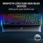 Razer BlackWidow V4 (Yeşil Anahtar) - Chroma RGB mekanik oyun klavyesi - Razer Snap Tap (tıklamalı mekanik anahtarlar, 6 özel makro tuşu, avu - Seçenekler: V4 - TR Layout, V3 Tenkeyless - TR Layout...