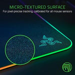 Razer Firefly V2 - Oyun fare altlığı (mikroyapılı yüzeyli oyun fare altlığı, kablo montajı ve RGB aydınlatma) Siyah