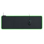 Razer Goliathus Extended Chroma - RGB aydınlatmalı ekstra büyük yumuşak XXL oyun faresi altlığı (kablo tutucu, kumaş yüzey, kapitone ken - Seçenekler: 29.4U x 92G cm, 92U x 29.4G cm, 21.5U x 27G cm...