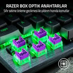 Razer Huntsman V3 X Tenkeyless (Mor Anahtar) - Espor için Optik Klavye - Sayısal Tuş Takımı Tasarımı Yok - Programlanabilir Tuşlar - RGB Teknolojil - Seçenekler: Mini, Tenkeyless, TR Düzeni, US Düzeni