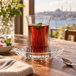 RCR Timeless 6'lı Çay Bardağı Seti 140 ml Şeffaf