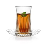 RCR Timeless 6'lı Çay Bardağı Seti 140 ml Şeffaf