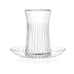 RCR Timeless 6'lı Çay Bardağı Seti 140 ml Şeffaf