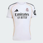 Real Madrid 25/26 Home Jersey Erkek Beyaz Futbol Forma JJ1931