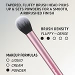 REAL TECHNIQUES Everyday Essentials makyaj fırçası, yüz için komple set (yüz süngeri, yüz, ruj, ayarlama ve delüks göz farı fırçası)