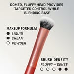 REAL TECHNIQUES Everyday Essentials makyaj fırçası, yüz için komple set (yüz süngeri, yüz, ruj, ayarlama ve delüks göz farı fırçası)