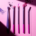 Real Techniques Eye Love Drama Makyaj Fırça Seti, Profesyonel Göz Fırçası Seti, Yumuşak Kıllar, Göz Farı, Kaş, Karıştırma, Fan ve Kirpik için Kozmetik Fırçalar, 5 Parça Set