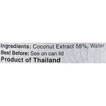 Real THAI Orijinal Tayland Mutfağı Hindistan Cevizi Sütü Lite, 14 fl oz 400 ml