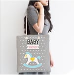 RealHomes Çocuk Çantası - Gri Zeminde Çocuk Çantası - Arabası Desenli Kumaş Çanta, Canta-4466