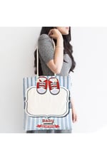 RealHomes Çocuk Çantası - Özel Tasarımlı Dijital Baskılı Kumaş Çanta, Canta-4605
