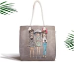 RealHomes Fashion Girls Dijital Baskılı Modern Fermuarlı Kumaş Çanta Canta-570, CANTA-570