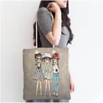 RealHomes Fashion Girls Dijital Baskılı Modern Fermuarlı Kumaş Çanta Canta-570, CANTA-570