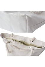 RealHomes Mavi Kırmızı Damask Motifli Dekoratif Fermuarlı Kumaş Omuz Çantası, Canta-Ryl48