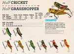 Rebel Lures Crickhopper Kriket/Çekirge Crankbait Balıkçılık Yemi, 1 1/2 İnç, 1/4 oz
