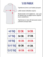 Red Ball Uzun Kol Çocuk Tişört Siyah Unisex Kesim