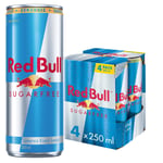 Red Bull Enerji İçeceği Şekersiz 250 ml (4’lü paket 4x250 ml)