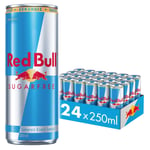 Red Bull Enerji İçeceği Şekersiz 250 ml (24’lü paket 24x250 ml)