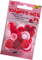 (Red) - Folia 12894, buttons mix, tone on tone mix, 30 g