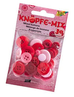 (Red) - Folia 12894, buttons mix, tone on tone mix, 30 g