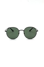 REDBERRY Marka RB 2102 C3 Unisex,OVAL,METAL,SİYAH Çerçeve ORGANİK,YEŞİL Cam 54 Ekartman Güneş Gözlüğü