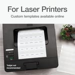 Redi-Tag Lazer Yazıcı Uyumlu İndeks Etiketleri, 2,9 x 3,2 cm, Beyaz, 375 Adet - Seçenekler: 1 1/8 x 1 1/4 - 100 Sekmeler, 1 1/8 x 1 1/4 - 375 Sekmeler