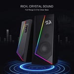 Redragon GS520 Anvil Rgb 2.0 Stereo Kablolu 2x3w Speaker
