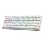 Redragon K530 Draconic%60 Kompakt RGB Kablosuz, 5.0 Bluetooth Oyun Klavyesi Kahverengi Anahtarlı ve 16,8 Milyon RGB Aydınlatma - Seçenekler: SMALL, Kahverengi Anahtar