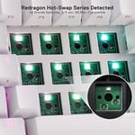 Redragon K530 Draconic%60 Kompakt RGB Kablosuz, 5.0 Bluetooth Oyun Klavyesi Kahverengi Anahtarlı ve 16,8 Milyon RGB Aydınlatma - Seçenekler: SMALL, Kahverengi Anahtar