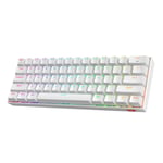 Redragon K530 Draconic%60 Kompakt RGB Kablosuz, 5.0 Bluetooth Oyun Klavyesi Kahverengi Anahtarlı ve 16,8 Milyon RGB Aydınlatma - Seçenekler: SMALL, Kahverengi Anahtar
