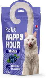 Reflex Happy Hour Üriner Sistem Destekleyici Kedi Ödül Mamasi 60 Gr 2li paket