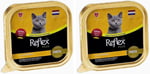 Reflex Plus Pate With Orgranic Chicken Adult Cat Food 85 Gr 2li paket