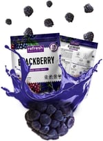 refresh Freeze Dried Böğürtlen - Dondurularak Kurutulmuş Meyve - Freeze Dry Meyve Kurusu 20gr