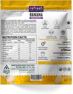 refresh Freeze Dried Muz - Dondurularak Kurutulmuş Meyve - Freeze Dry Meyve Kurusu 30gr