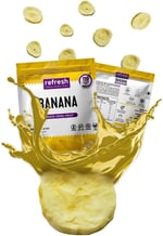 refresh Freeze Dried Muz - Dondurularak Kurutulmuş Meyve - Freeze Dry Meyve Kurusu 30gr